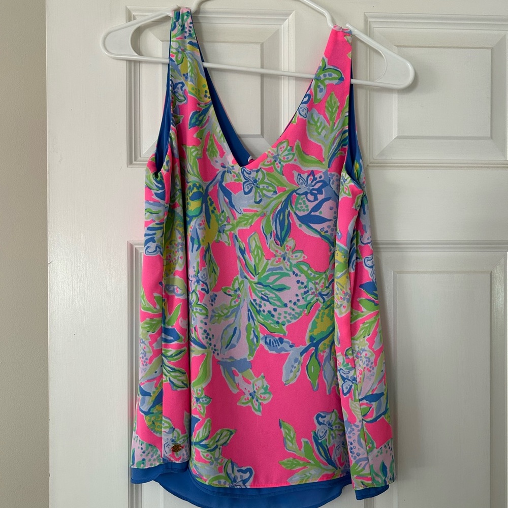 EUC Lilly Pulitzer reversible tank